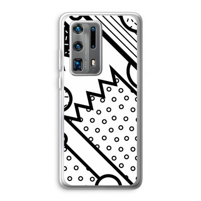 Pop Art #4: Huawei P40 Pro Plus Transparant Hoesje