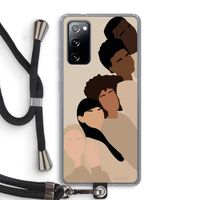 Sweet creatures: Samsung Galaxy S20 FE / S20 FE 5G Transparant Hoesje met koord