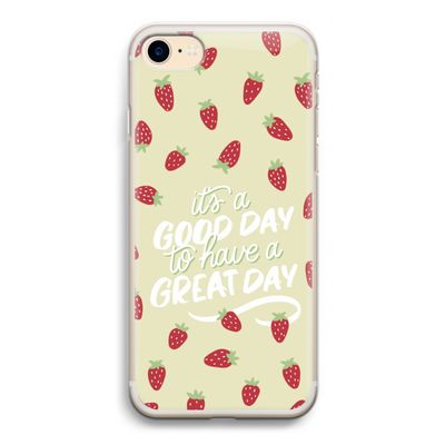 Don't forget to have a great day: iPhone 7 Transparant Hoesje