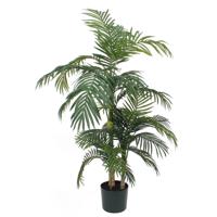 Mica Decorations grote Palm kunstplant - groen - H150 x D90 cm   -