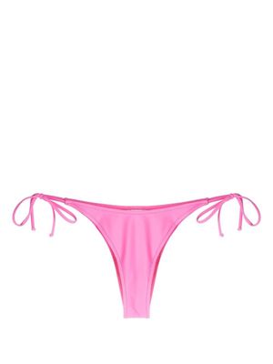 Moschino bas de bikini à logo imprimé - Rose