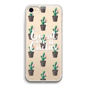 Cactus quote: iPhone 7 Transparant Hoesje