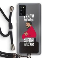 Sleigh Bells Ring: Samsung Galaxy A41 Transparant Hoesje met koord