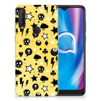 Silicone Back Case Alcatel 1S (2020) Punk Geel