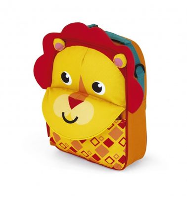 Fisher-Price rugtas leeuw 28 cm oranje