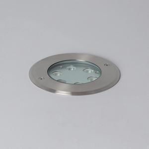 Grondspot Rond 7W zilver 2700K &apos;Ford&apos; led