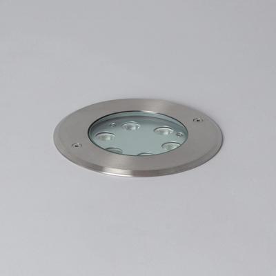 Grondspot Rond 7W zilver 2700K &apos;Ford&apos; led