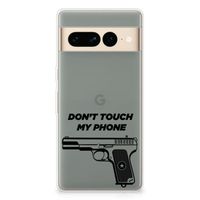 Google Pixel 7 Pro Silicone-hoesje Pistol DTMP - thumbnail