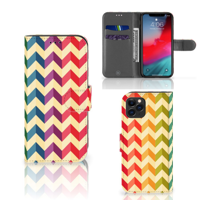 Apple iPhone 11 Pro | Telefoon Hoesje | Zigzag Multi Color Apple iPhone 11 Pro | Telefoon Hoesje | Zigzag Multi Color