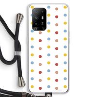 Bollen: Oppo A94 5G Transparant Hoesje met koord