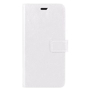 Basey iPhone 14 Plus Hoesje Book Case Kunstleer Cover Hoes -Wit