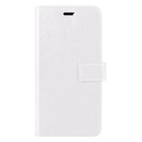 Basey iPhone 14 Pro Max Hoesje Book Case Kunstleer Cover Hoes -Wit