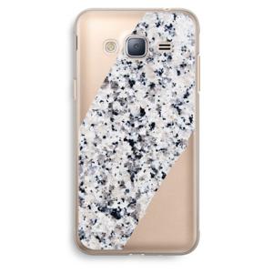 Gespikkelde marmer: Samsung Galaxy J3 (2016) Transparant Hoesje