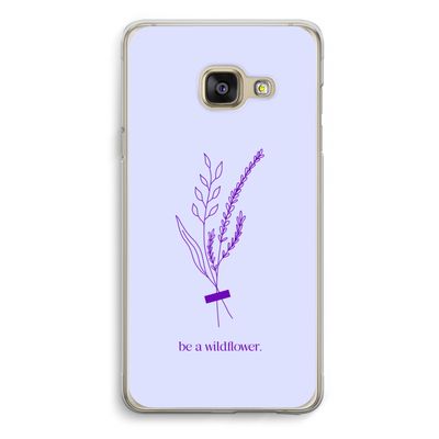 Be a wildflower: Samsung A3 (2017) Transparant Hoesje