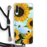 Sunflower and bees: Huawei P Smart Pro Transparant Hoesje met koord