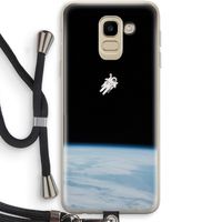 Alone in Space: Samsung Galaxy J6 (2018) Transparant Hoesje met koord