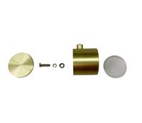 Saniclear Brass omstelknop opbouw regendouche - thumbnail