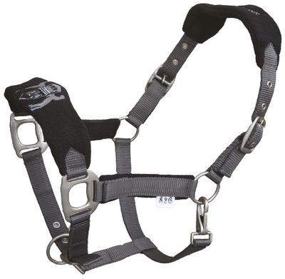 S2G halster Deluxe full 70 x 45 x 3,5 cm nylon/fleece grijs/zwart