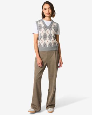 HEMA Damesbroek Willa Wide Leg Ruiten Bruin (bruin)