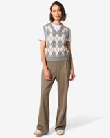 HEMA Damesbroek Willa Wide Leg Ruiten Bruin (bruin)