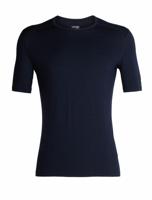 Icebreaker 200 Oasis SS Crewe Thermoshirt Heren Midnight Navy XL