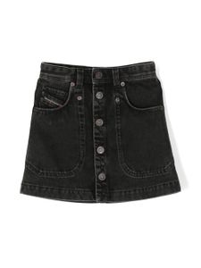 Diesel Kids jupe Albus en jean - Noir