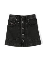 Diesel Kids jupe Albus en jean - Noir