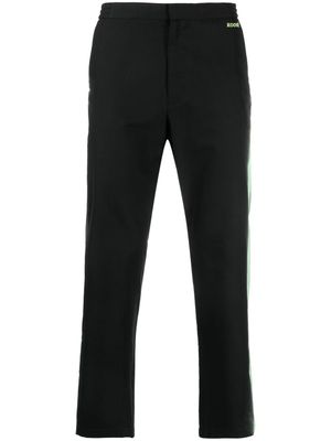 Koché pantalon droit à rayures latérales - Noir