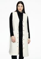 Yoek Lang gilet TEDDY | Beige | Maat 58/60 Yoek Lang gilet TEDDY | Beige | Maat 58/60