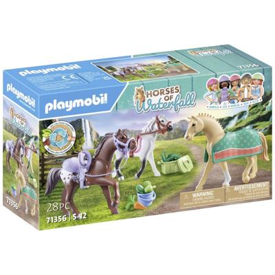 Playmobil Horses of Waterfall 71356 3 paarden: MORGAN, Quarter Horse & Shagya Araber