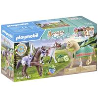 Playmobil Horses of Waterfall 71356 3 paarden: MORGAN, Quarter Horse & Shagya Araber
