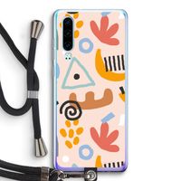 Abstract: Huawei P30 Transparant Hoesje met koord