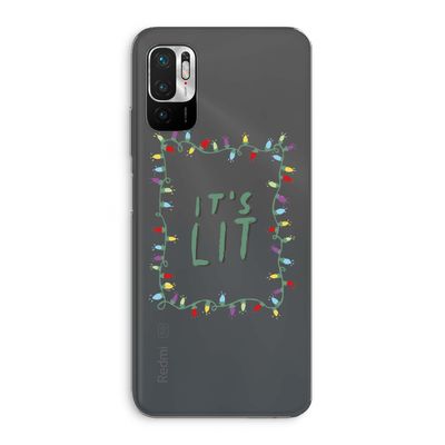 It's Lit: Xiaomi Redmi Note 10 5G Transparant Hoesje