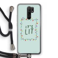 It's Lit: Xiaomi Redmi 9 Transparant Hoesje met koord
