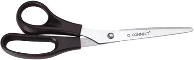 Q-CONNECT schaar, linkshandig, 21 cm, op blister