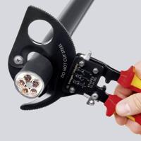 Knipex Knipex-Werk 95 36 250 Ratel-kabelsnijder Geschikt voor (striptechniek) Aluminium- en koperkabel, een- en meerdraads 32 mm 240 mm²