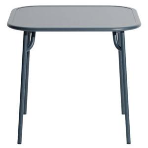 Petite Friture Week-end tuintafel 85x85 met dicht blad Grey Blue