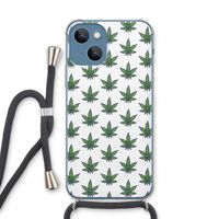 Weed: iPhone 13 Transparant Hoesje met koord Weed: iPhone 13 Transparant Hoesje met koord