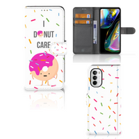 Motorola Moto G52 | Moto G82 Book Cover Donut Roze - thumbnail