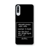 Mijn Motto's: Samsung Galaxy A70 Transparant Hoesje
