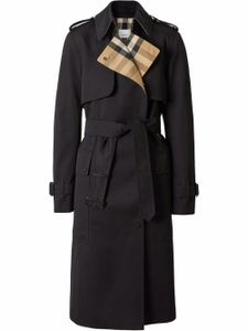 Burberry trench à empiècements contrastants - Noir