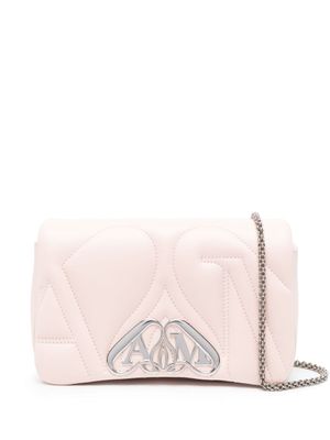 Alexander McQueen mini sac porté épaule The Seal - Rose