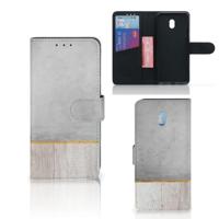 Xiaomi Redmi 8A | Book Style Case | Wood Concrete