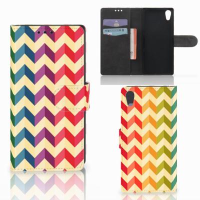 Sony Xperia XA1 | Telefoon Hoesje | Zigzag Multi Color Sony Xperia XA1 | Telefoon Hoesje | Zigzag Multi Color