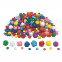 Glitter Pompomps, 300st.