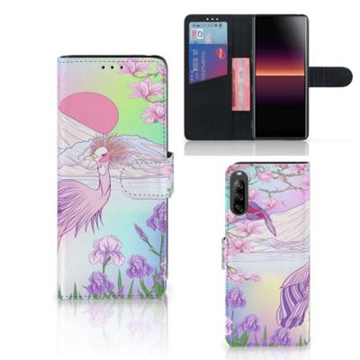 Sony Xperia L4 | Telefoonhoesje | Met pasjeshouder | Bird