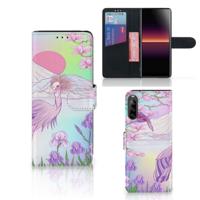 Sony Xperia L4 | Telefoonhoesje | Met pasjeshouder | Bird