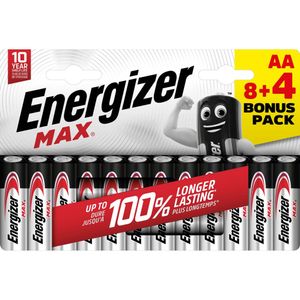 Energizer EN-NMAXAA84 Alkaline-batterij Aa 1.5 V Dc 12-blister