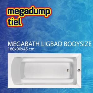 Ligbad Bodysize 180X90X45 cm MegaBath