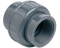 Effast 2½" PVC Drukkoppeling Binnendraad met O-ring - Ideaal voor Vijver & Irrigatie - Waterdicht